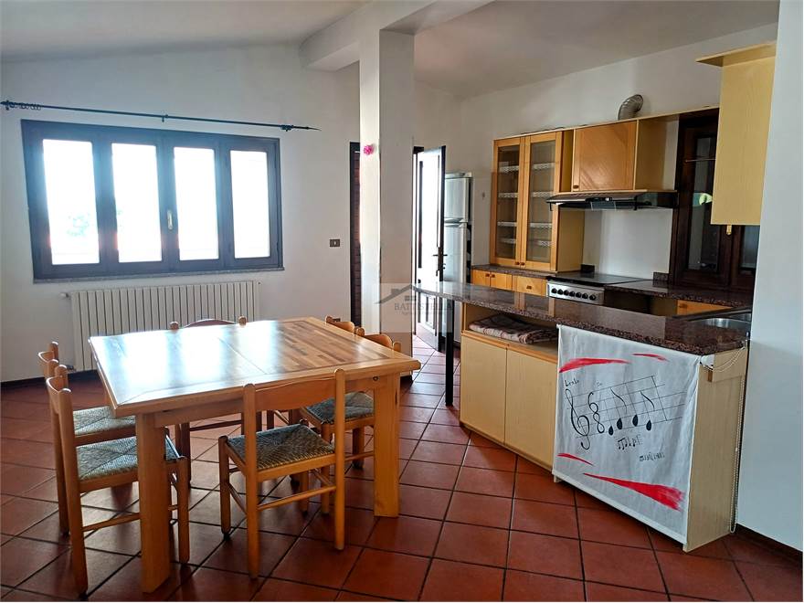 Cucina con terrazzo panoramico